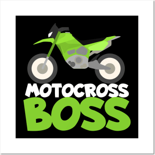 Motocross boss Posters and Art